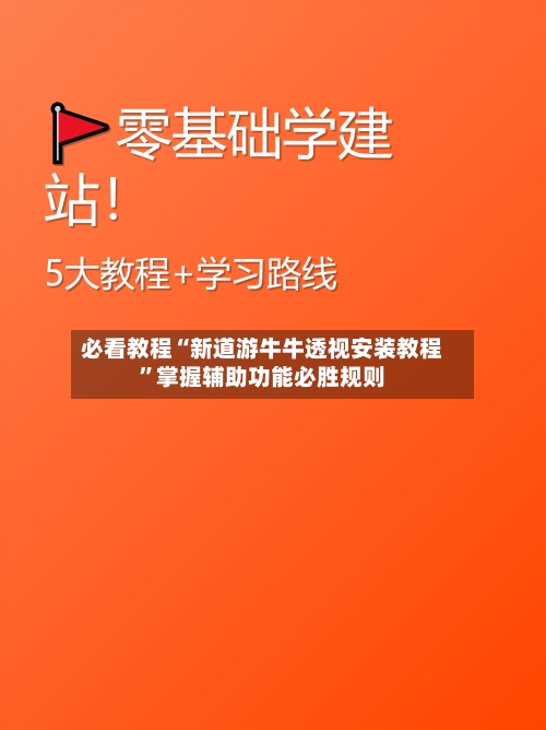 必看教程“新道游牛牛透视安装教程	”掌握辅助功能必胜规则-第2张图片