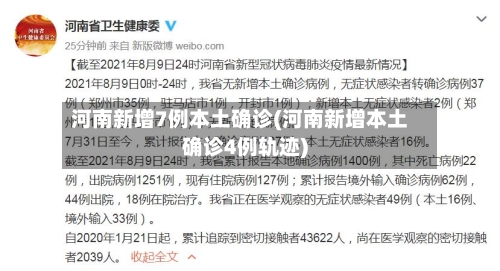 河南新增7例本土确诊(河南新增本土确诊4例轨迹)-第2张图片