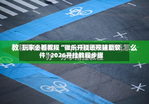 玩家必看教程“微乐开挂透视辅助软件”2026开挂教程步骤-第3张图片