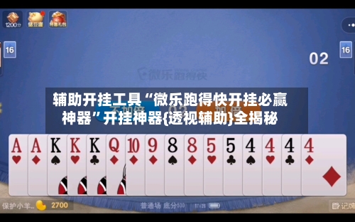 辅助开挂工具“微乐跑得快开挂必赢神器”开挂神器{透视辅助}全揭秘-第3张图片