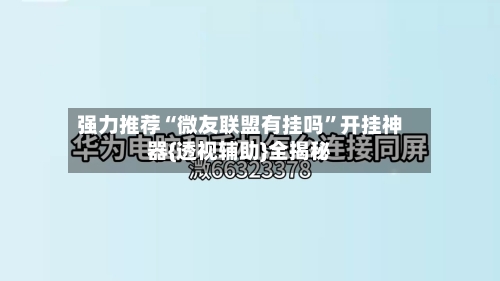 强力推荐“微友联盟有挂吗”开挂神器{透视辅助}全揭秘-第2张图片