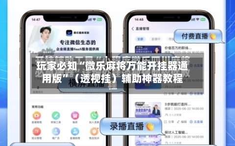 玩家必知“微乐麻将万能开挂器通用版	”（透视挂）辅助神器教程-第2张图片