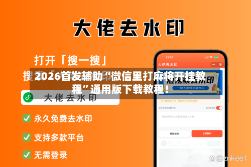 2026首发辅助“微信里打麻将开挂教程”通用版下载教程！-第2张图片