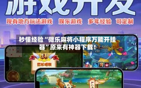 秒懂经验“微乐麻将小程序万能开挂器	”原来有神器下载！-第2张图片