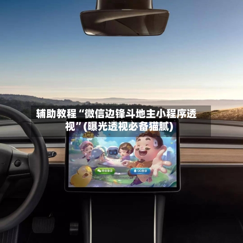 辅助教程“微信边锋斗地主小程序透视	”(曝光透视必备猫腻)-第2张图片