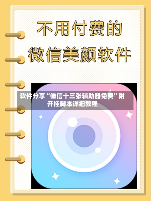软件分享“微信十三张辅助器免费	”附开挂脚本详细教程-第2张图片
