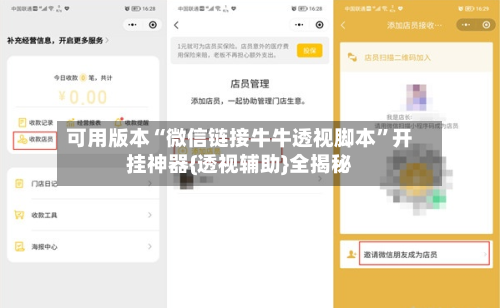 可用版本“微信链接牛牛透视脚本”开挂神器{透视辅助}全揭秘