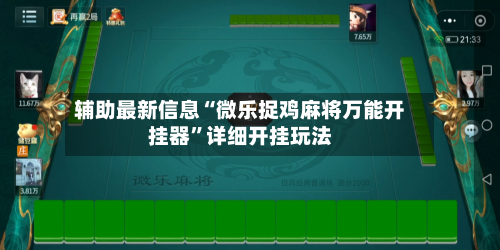 辅助最新信息“微乐捉鸡麻将万能开挂器	”详细开挂玩法-第2张图片