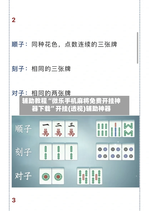 辅助教程“微乐手机麻将免费开挂神器下载	”开挂(透视)辅助神器-第2张图片