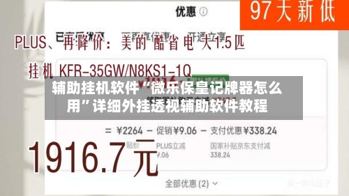 辅助挂机软件“微乐保皇记牌器怎么用”详细外挂透视辅助软件教程-第3张图片