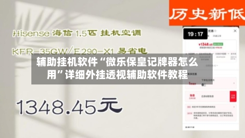 辅助挂机软件“微乐保皇记牌器怎么用”详细外挂透视辅助软件教程