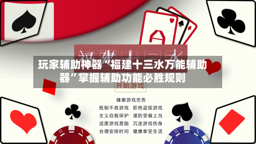 玩家辅助神器“福建十三水万能辅助器”掌握辅助功能必胜规则-第2张图片