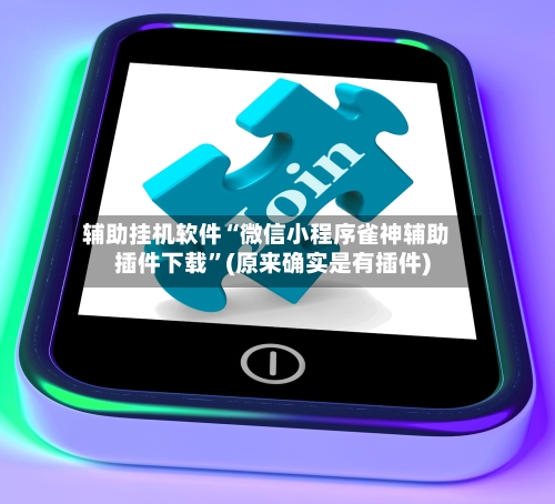 辅助挂机软件“微信小程序雀神辅助插件下载”(原来确实是有插件)-第3张图片
