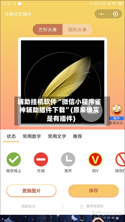 辅助挂机软件“微信小程序雀神辅助插件下载	”(原来确实是有插件)-第2张图片