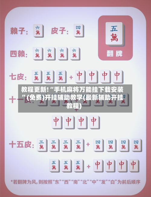 教程更新!“手机麻将万能挂下载安装	”(免费)开挂辅助教学(最新辅助开挂教程)-第3张图片
