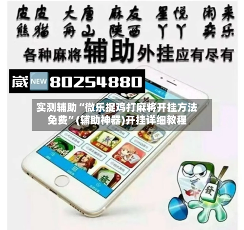 实测辅助“微乐捉鸡打麻将开挂方法免费”(辅助神器)开挂详细教程-第2张图片