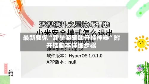 最新教你“新星游辅助开挂神器	”附开挂脚本详细步骤-第2张图片