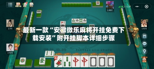 最新一款“安徽微乐麻将开挂免费下载安装”附开挂脚本详细步骤-第3张图片