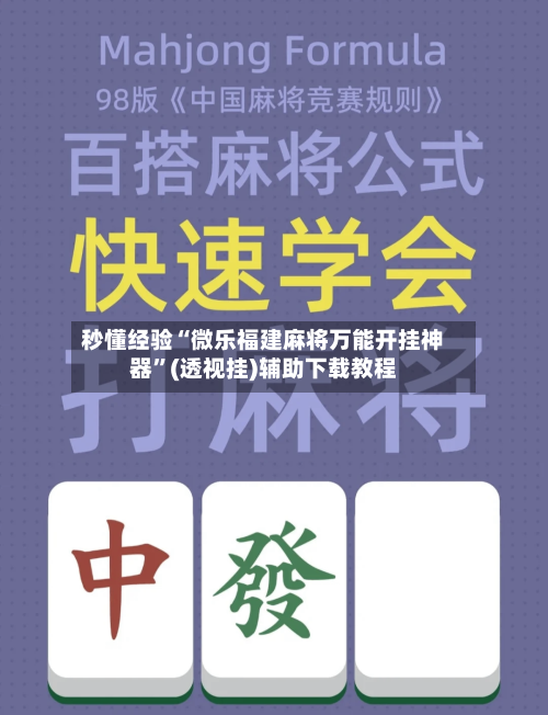 秒懂经验“微乐福建麻将万能开挂神器	”(透视挂)辅助下载教程-第3张图片