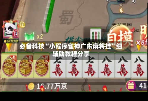 必备科技“小程序雀神广东麻将挂”细辅助教程分享-第2张图片