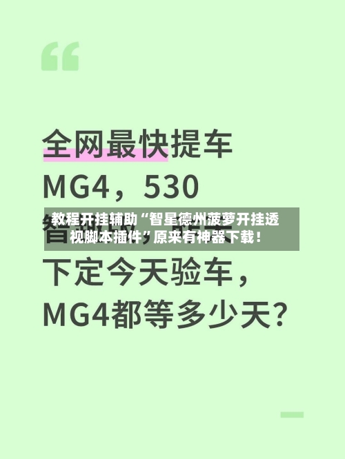 教程开挂辅助“智星德州菠萝开挂透视脚本插件”原来有神器下载！-第2张图片