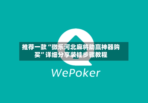 推荐一款“微乐河北麻将助赢神器购买”详细分享装挂步骤教程-第2张图片