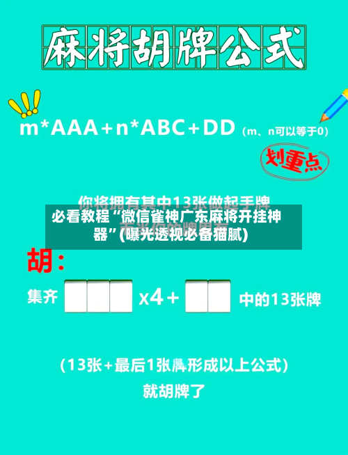 必看教程“微信雀神广东麻将开挂神器	”(曝光透视必备猫腻)-第2张图片