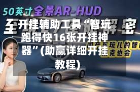 开挂辅助工具“智玩跑得快16张开挂神器”(助赢详细开挂教程)-第3张图片
