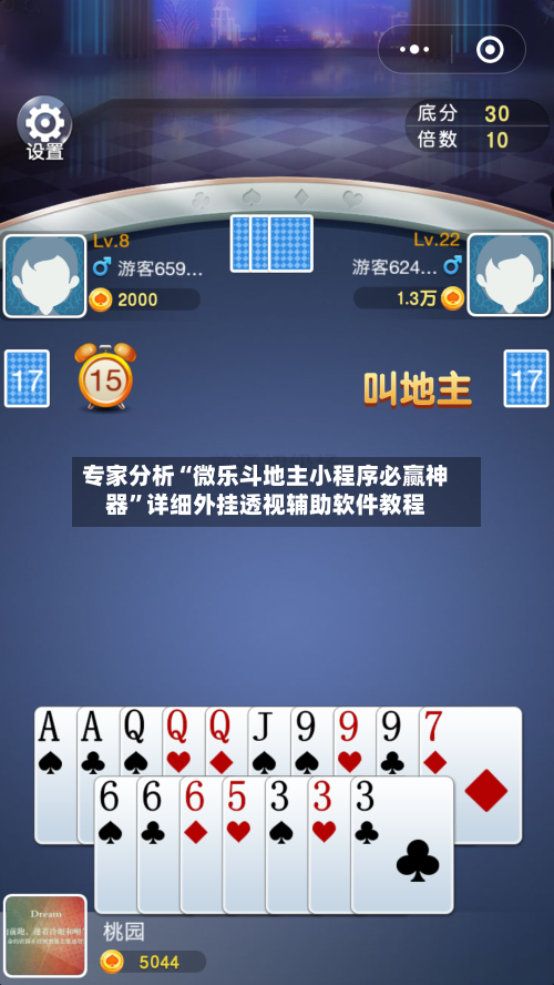 专家分析“微乐斗地主小程序必赢神器	”详细外挂透视辅助软件教程-第2张图片