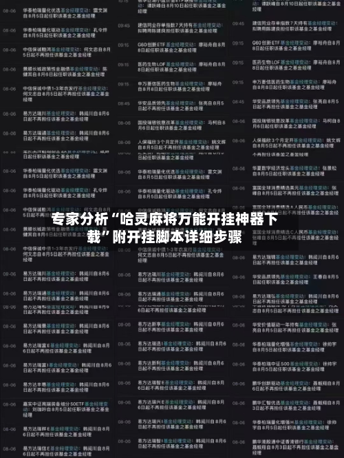 专家分析“哈灵麻将万能开挂神器下载”附开挂脚本详细步骤-第2张图片