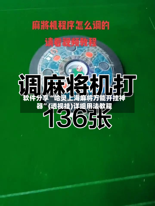 软件分享“哈灵上海麻将万能开挂神器	”(透视挂)详细用法教程-第3张图片