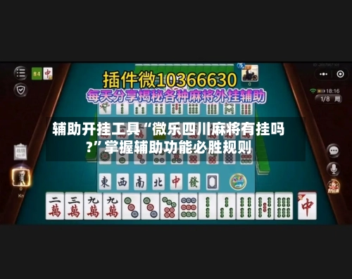 辅助开挂工具“微乐四川麻将有挂吗?	”掌握辅助功能必胜规则-第2张图片