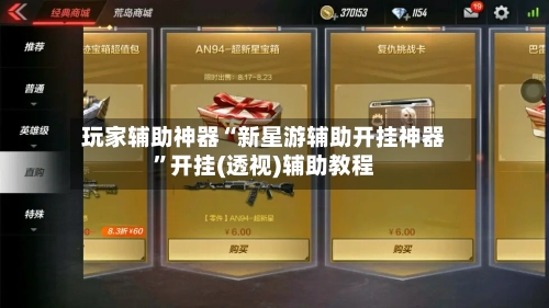 玩家辅助神器“新星游辅助开挂神器”开挂(透视)辅助教程-第3张图片