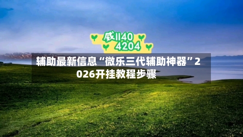 辅助最新信息“微乐三代辅助神器”2026开挂教程步骤-第2张图片