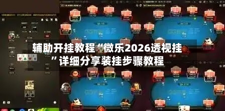 辅助开挂教程“微乐2026透视挂	”详细分享装挂步骤教程-第2张图片