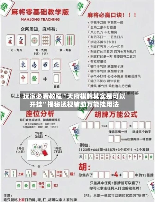 玩家必看教程“天府棋牌其实是可以开挂	”揭秘透视辅助万能挂用法-第2张图片