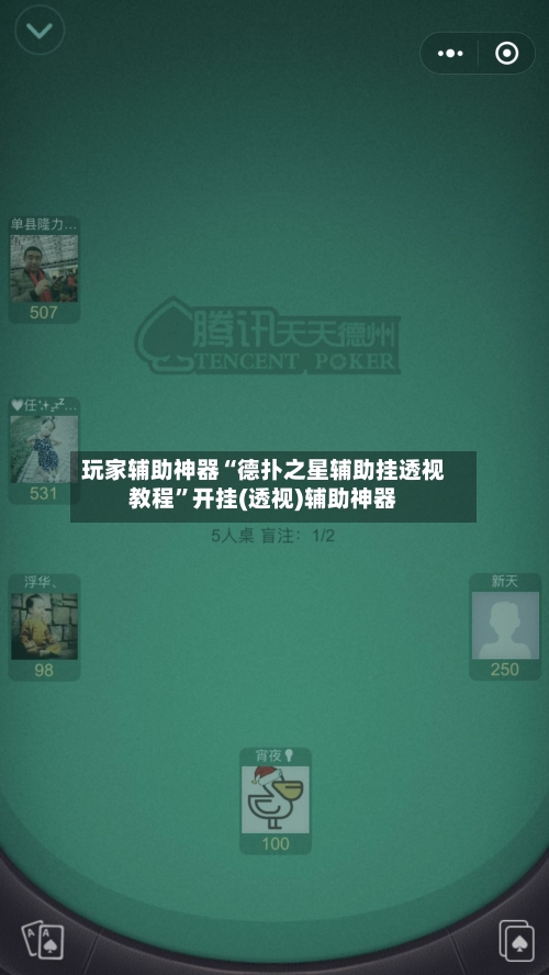 玩家辅助神器“德扑之星辅助挂透视教程”开挂(透视)辅助神器-第3张图片