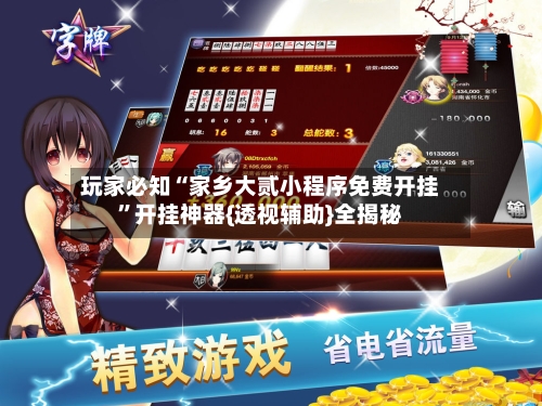 玩家必知“家乡大贰小程序免费开挂”开挂神器{透视辅助}全揭秘-第3张图片