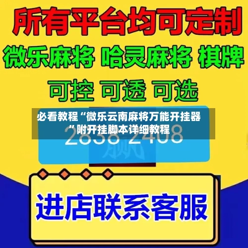 必看教程“微乐云南麻将万能开挂器”附开挂脚本详细教程-第3张图片