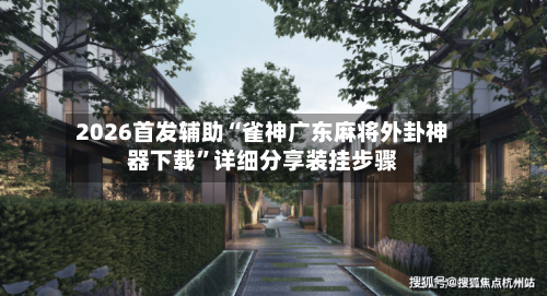 2026首发辅助“雀神广东麻将外卦神器下载”详细分享装挂步骤-第3张图片