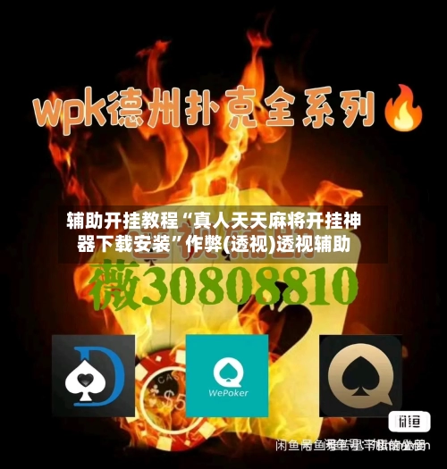 辅助开挂教程“真人天天麻将开挂神器下载安装”作弊(透视)透视辅助