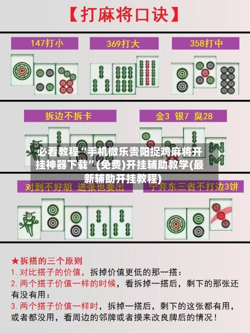 必看教程“手机微乐贵阳捉鸡麻将开挂神器下载”(免费)开挂辅助教学(最新辅助开挂教程)-第2张图片