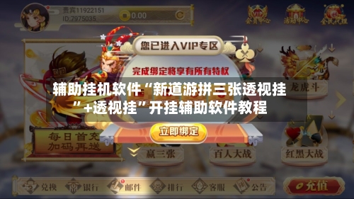 辅助挂机软件“新道游拼三张透视挂”+透视挂	”开挂辅助软件教程-第2张图片