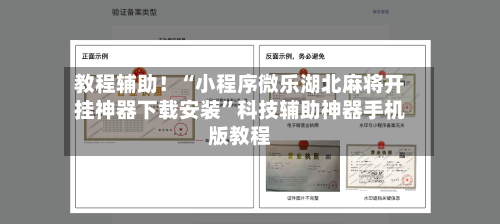 教程辅助！“小程序微乐湖北麻将开挂神器下载安装”科技辅助神器手机版教程-第3张图片