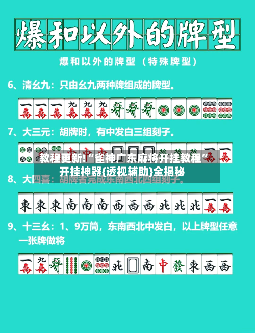 教程更新!“雀神广东麻将开挂教程”开挂神器{透视辅助}全揭秘-第2张图片