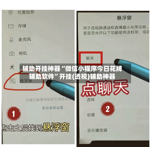 辅助开挂神器“微信小程序今日花牌辅助软件	”开挂(透视)辅助神器-第2张图片