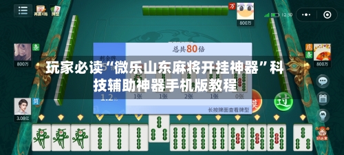玩家必读“微乐山东麻将开挂神器”科技辅助神器手机版教程-第2张图片