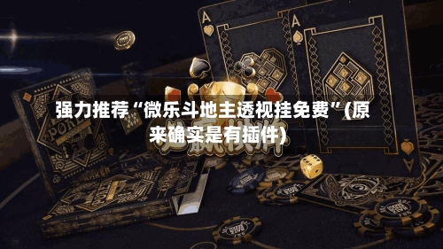 强力推荐“微乐斗地主透视挂免费”(原来确实是有插件)-第3张图片