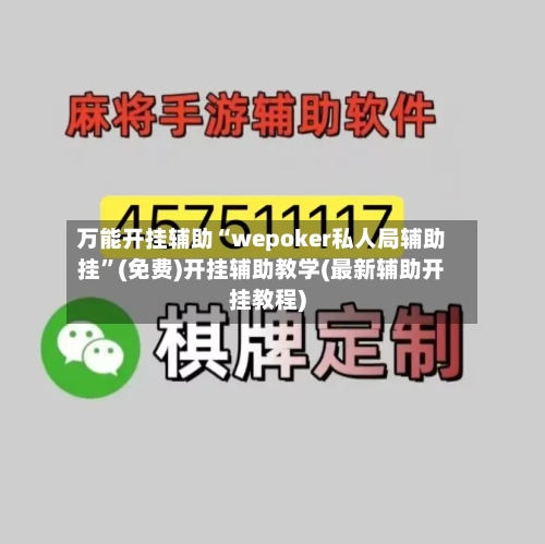 万能开挂辅助“wepoker私人局辅助挂”(免费)开挂辅助教学(最新辅助开挂教程)-第3张图片