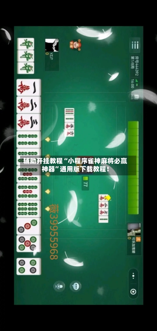 辅助开挂教程“小程序雀神麻将必赢神器	”通用版下载教程！-第2张图片